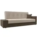 Диван Лига Диванов Лига-020 118523L 224x90x84 см рогожка цвет бежевый/коричневый