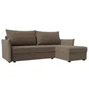 Диван Лига Диванов Лига-004 118449 226x85x140 см рогожка цвет коричневый