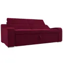 Диван Лига Диванов Медиус 109815 195x88x107 см вельвет цвет красный