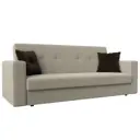 Диван Лига Диванов Лига-016 117712 214x90x83 см рогожка цвет бежевый