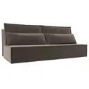 Диван Лига Диванов Фабио Лайт 114492 202x102x92 см велюр цвет коричневый