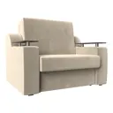 Диван Лига Диванов Сенатор 119892 152x93x110 см вельвет цвет бежевый