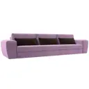 Диван Лига Диванов Лига-008 119067 372x94x107 см вельвет цвет фиолетовый