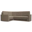 Диван Лига Диванов Белла 117657L 233x90x169 см рогожка цвет коричневый