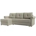 Диван Лига Диванов Леон 119752L 240x90x150 см рогожка цвет бежевый