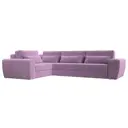 Диван Лига Диванов Лига-008 118766L 340x94x242 см вельвет цвет фиолетовый