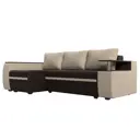 Диван Лига Диванов Ричмонд 115023L 246x80x150 см искусственная кожа цвет коричневый