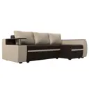 Диван Лига Диванов Ричмонд 115023 246x80x150 см искусственная кожа цвет коричневый