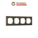 Рамка Werkel Antik W0041512 4 поста цвет бронза