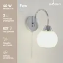 Настенный светильник Moderli Few V10823-1w цвет хром