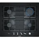 Газовая варочная панель Bosch PPP6A6M90 59 см 4 конфорки цвет черный