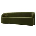 Диван Лига Диванов Лига-027 119551L 257x82x97 см вельвет цвет зеленый