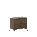 Комод Leset Кассио-2 2 ящика 60x35x55 см вельвет цвет коричневый
