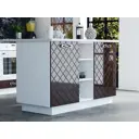 Кухонный гарнитур No name Арт 85x84x47 см ЛДСП цвет шоколадно-коричневый