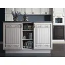 Кухонный гарнитур No name Виктория 85x84x47 см ЛДСП цвет беленый дуб/белый