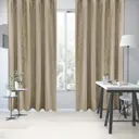 Штора на ленте Inspire Deya 160x280 см цвет бежевый