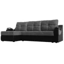 Диван Лига Диванов Меркурий 100373L 236x88x150 см рогожка цвет серый