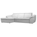 Диван Лига Диванов Мисандра 101820L 275x85x164 см искусственная кожа цвет белый