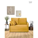 Раскладной диван Cityhd прямой диван 133x85x78 см велюр цвет горчичный