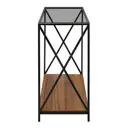 Консоль Greenween Garda 110x82x40 см ЛДСП цвет черный/орех