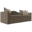 Диван Лига Диванов Дориан 113734 203x95x82 см рогожка цвет коричневый