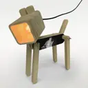 Настольная лампа Бруталити Arthur dog животные - 1039 Sobakalampa-og-121022-0319 цвет коричневый