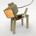 Настольная лампа Бруталити Arthur dog праздники - 1359 Sobakalampa-og-071122-147 цвет коричневый