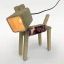 Настольная лампа Бруталити Arthur dog аниме - 1156 Sobakalampa-og-121022-0311 цвет коричневый
