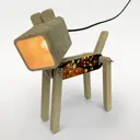 Настольная лампа Бруталити Arthur dog праздник-623 Sobakalampa-di-071122-033 цвет коричневый