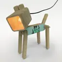 Настольная лампа Бруталити Arthur dog аниме - 1130 Sobakalampa-og-121022-0272 цвет коричневый