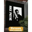 Панно настенное с подсветкой светодиодное Бруталити Arthur panno игры max payne - 2434 холодный белый (голубой) свет цвет черный