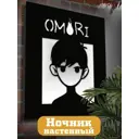 Панно настенное с подсветкой светодиодное Бруталити Arthur panno игры omori - 2441 холодный белый (голубой) свет цвет черный