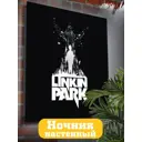 Панно настенное с подсветкой светодиодное Бруталити Arthur panno музыка linkin park - 1032 холодный белый (голубой) свет цвет черный