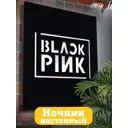 Панно настенное с подсветкой светодиодное Бруталити Arthur panno blackpink - 1204 холодный белый (голубой) свет цвет черный