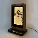 Ночник светодиодный Бруталити Nlight-sl-gsun-071222-0077 Arthur slim l котики -1617 с выключателем