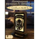 Ночник светодиодный Бруталити Nlight-sl-ann-100323-0022 Arthur slim l музыка motor head - 9029 с выключателем