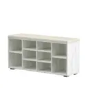 Этажерка для обуви Mobi 104x52x30.3 см 6 полок лдсп цвет белый