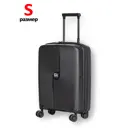 Чемодан для ручной клади GSPACE Focus размер S 38x57x25 см полипропилен цвет черный
