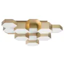 Люстра потолочная светодиодная Lightstar Favo Ls_750123 10 м² нейтральный белый свет цвет матовое золото