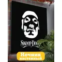 Панно настенное с подсветкой светодиодное Бруталити Arthur panno музыка snoop dog -1201 холодный белый (голубой) свет цвет черный