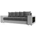 Диван Лига Диванов Дубай 110536R 240x96x109 см рогожка цвет серый