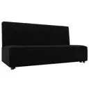 Диван Лига Диванов Зиммер 108558 201x95x88 см вельвет цвет черный