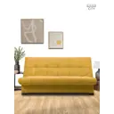 Раскладной диван Cityhd прямой диван 186x95x94 см велюр цвет горчичный