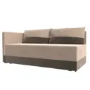 Диван Лига Диванов Никас 118391L 150x73x82 см велюр цвет бежевый/коричневый