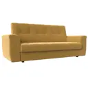 Диван Лига Диванов Эллиот 107466 236x98x97 см вельвет цвет желтый