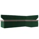 Диван кухонный Лига Диванов Омура 113202 188x79x110 см велюр цвет коричневый