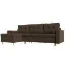 Диван Лига Диванов Белфаст 28728L 225x93x148 см рогожка цвет коричневый