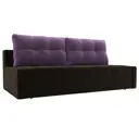 Диван Лига Диванов Мартин 111011 178x95x93 см вельвет цвет коричневый