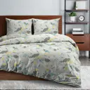 Комплект постельного белья Wenge Cloud flowers бязь 2-спальный наволочки 50x70-2 шт цвет серо-зеленый