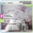 Фотообои бумажные Onprint 200x270 см Цветочная вуаль